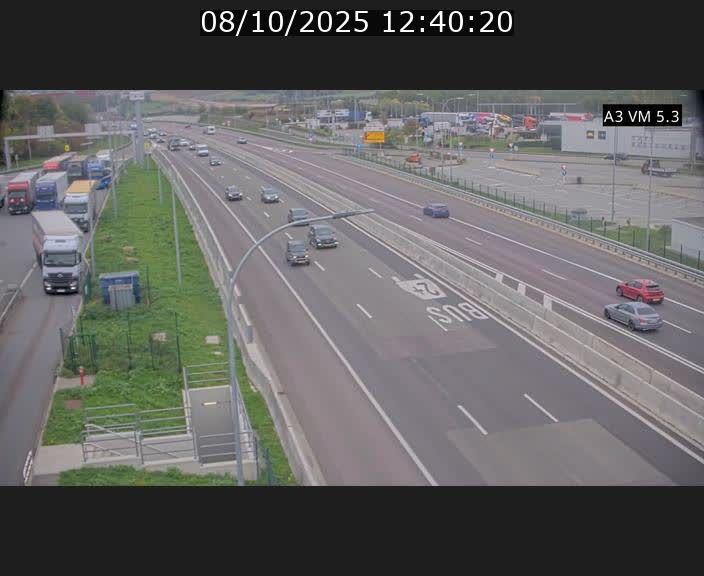 Traffic live webcam Luxembourg Aire de Berchem - A3 - BK 5 - direction France