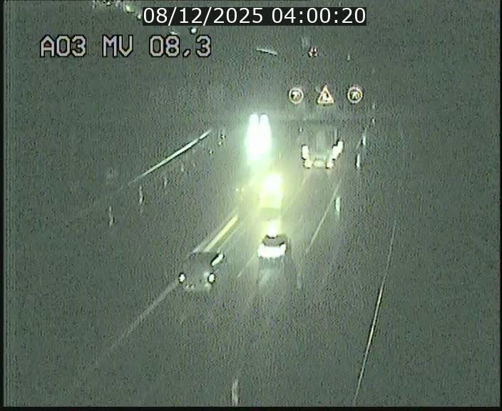 Webcam Autoroute après la Croix de Bettembourg en direction de Luxembourg sur l'A3