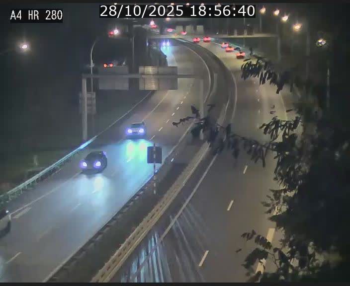 Webcam traffic A4 Luxembourg - BK 0.2 - P+R Bouillon (direction Luxembourg)