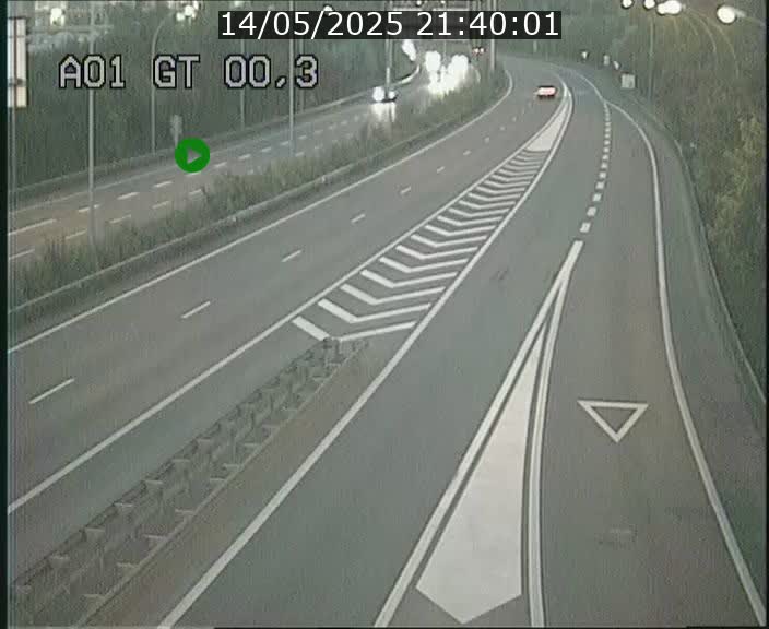 Traffic live webcam Luxembourg Croix de Gasperich - A1 direction Kirchberg - BK 0.3