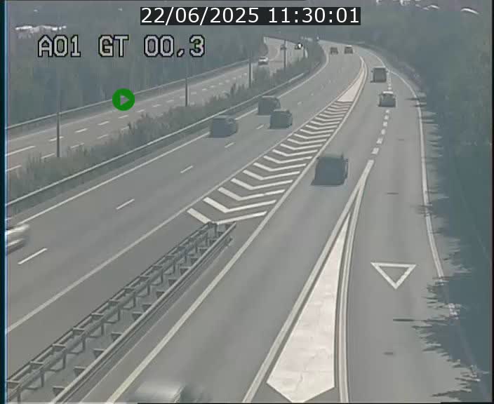 Traffic live webcam Luxembourg Croix de Gasperich - A1 direction Kirchberg - BK 0.3