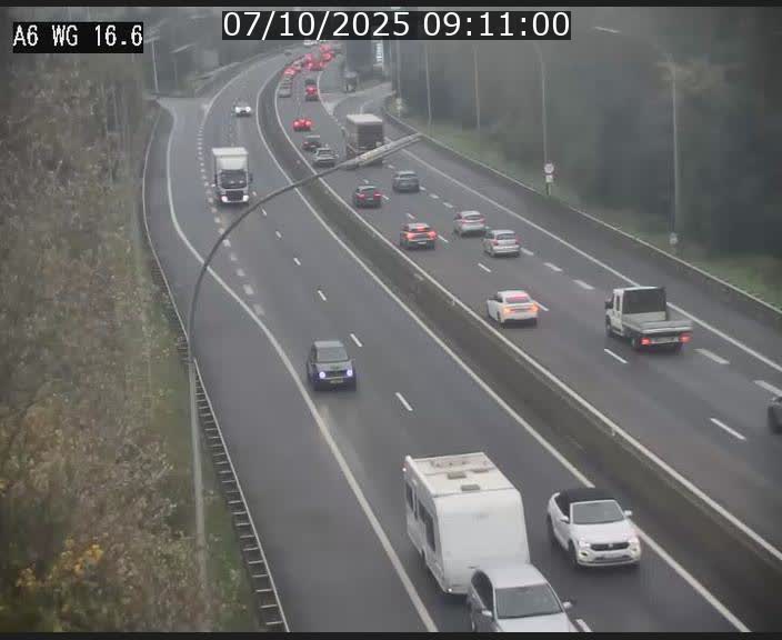 Traffic live webcam Luxembourg Aire de Capellen - A6 - BK 16.6 - direction Luxembourg/France/Allemagne