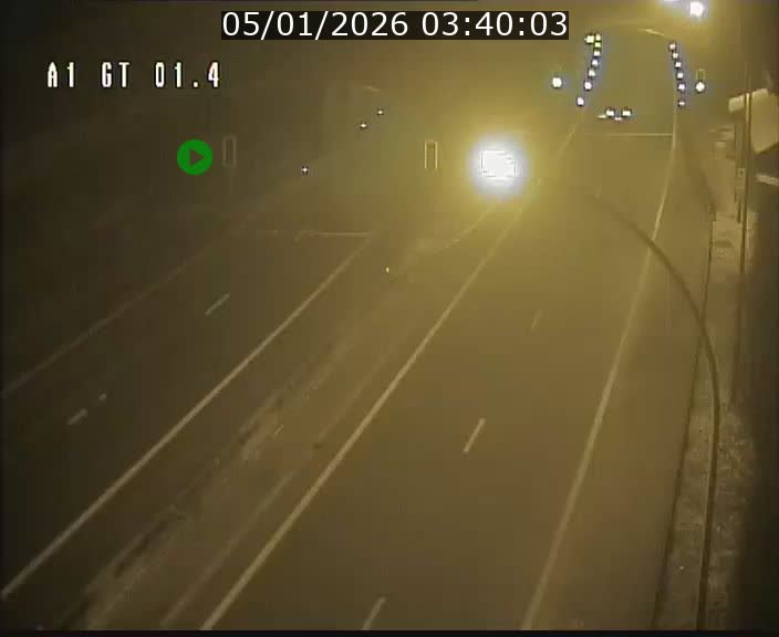 Traffic live webcam Luxembourg Hesperange - A1 direction Kirchberg - BK 1.4