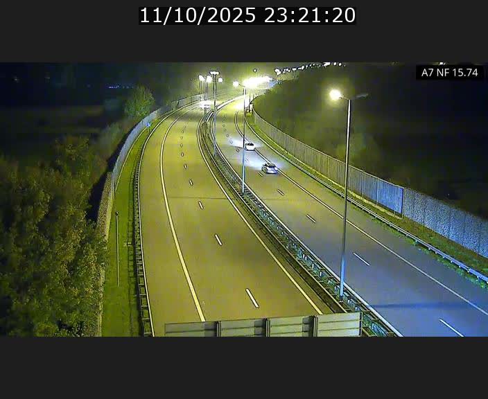 Caméra trafic Luxembourg - A7, Tunnel Mersch, entrée nord, direction Lorentzweiler