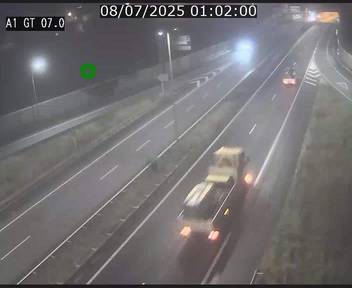 Traffic live webcam Luxembourg Cents - A1 direction Kirchberg - BK 7