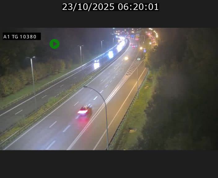Traffic live webcam Luxembourg Senningerberg - A1 direction Luxembourg Kirchberg - BK 10.3