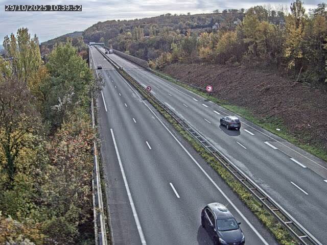 Caméra autoroute France - A30, Hayange direction Metz