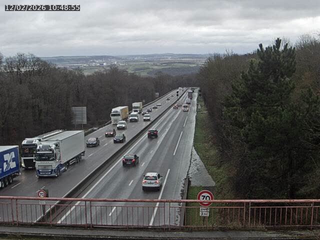 Caméra autoroute France - A33, Houdemont direction Lunéville