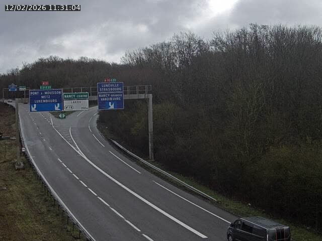Caméra autoroute France - Biffurcation A31/A33, Laxou direction Nancy