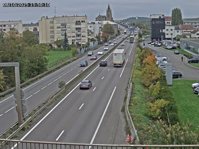 Caméra autoroute France - A31, Thionville direction Metz