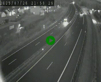 Caméra autoroute A75 à hauteur du col du rocher blanc en direction de Montpellier