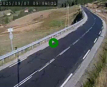 Webcam routière au niveau du col de la Chavade en Ardèche, sur la N102 à 1266 mètres d'altitude