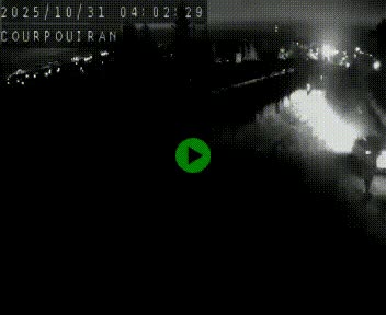 Caméra routière France - N109, Courpouiran - La plaine, en direction de Clermont l'Hérault, à la sortie de Montpellier