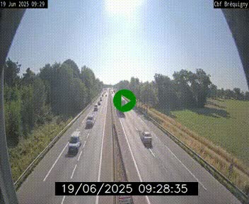 Webcam sur le périphérique de Rennes (N136) à hauteur du quartier Bréquigny, au sud de la ville