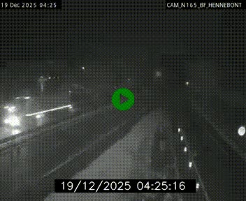 Webcam sur la N165 à hauteur de Hennebont, au nord de Lorient