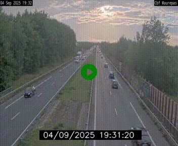 Webcam sur le périphérique de Rennes (N136) à hauteur de Maurepas, au nord de la ville