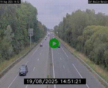 Webcam sur le périphérique de Nantes (N844) entre la Porte de Saint-Luce et la Porte d'Anjou, à l'est de la ville
