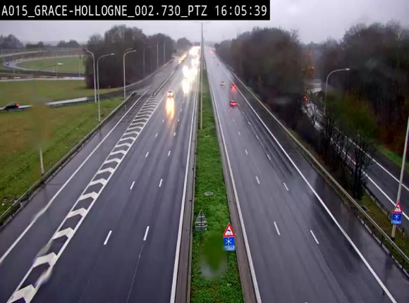 Caméra trafic Belgique - Grâce-Hollogne - E42, jonction avec A604, direction Loncin/Aéroport de Liège - BK 3.2