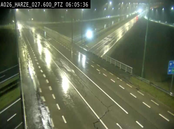 Caméra autoroute Belgique - Sougné-Remouchamps,E25 direction Luxembourg