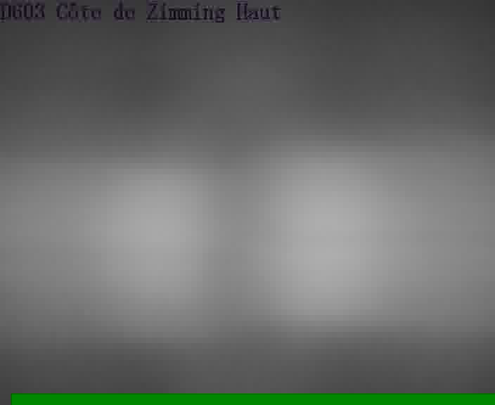 Webcam sur la D603 située en haut de la Côte de Zimming. Vue orientée vers Saint-Avold.