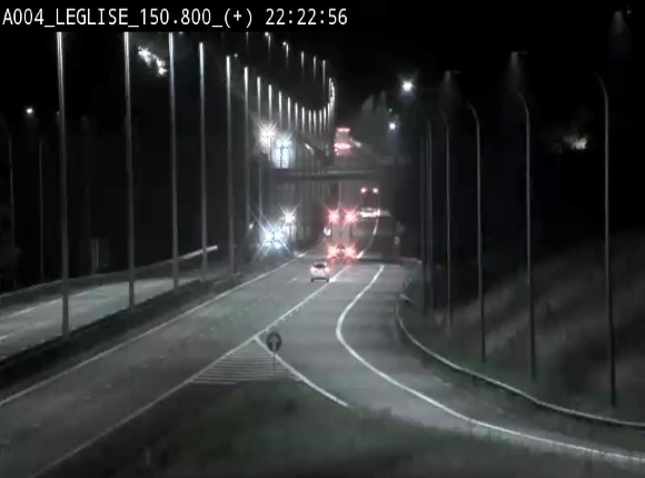Caméra autoroute Belgique - Côte de Léglise, E411(A4) direction Luxembourg