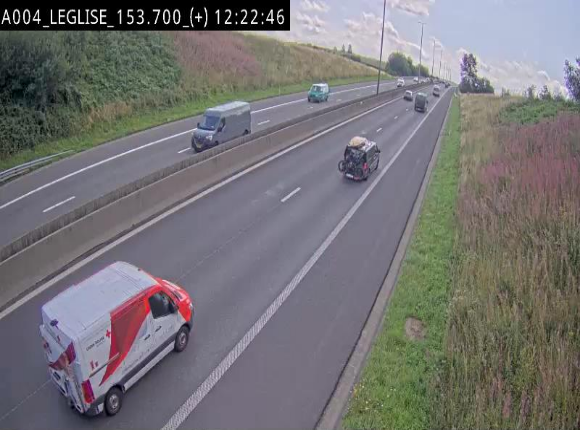 Webcam autoroute E411 à hauteur de Léglise, en direction de Luxembourg