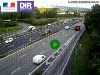 Webcam sur la Nationale 201 à hauteur de la sortie Chambéry-Nord, avant à la jonction entre l'A41 et l'A43, en direction de Lyon