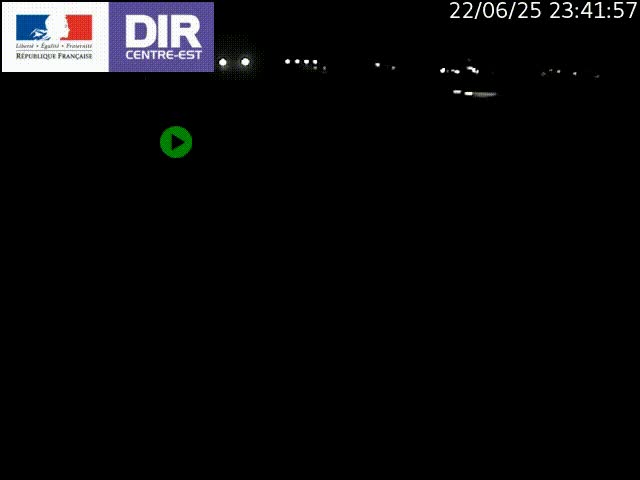 Webcam sur le contournement de Valence, sur la Nationale 7, caméra orientée vers Lyon