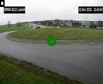 Webcam en périphérie de Chartres sur la N123, à hauteur de Luisant. Vue orientée vers Chartres