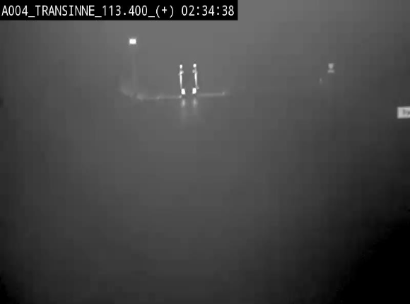 Webcam dans les Ardennes sur l'E411 à hauteur de Transinne. Vue orientée vers le sud de la Belgique