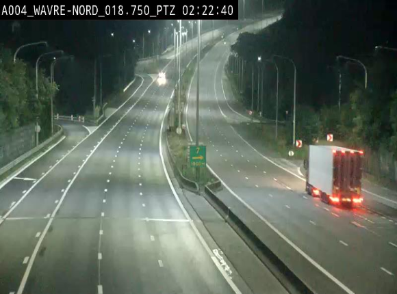 Webcam traffic E411(A4) - BK 18.7 - Bierges (Wavre Nord)