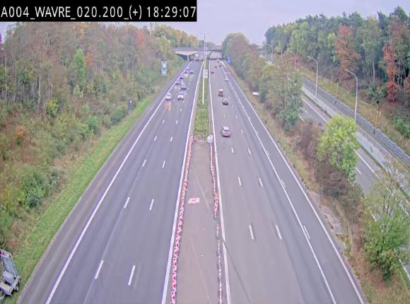 Webcam @ Wavre-sud KP 19.6, A4/E411