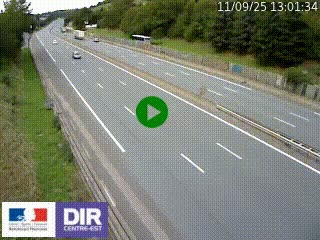 Webcam routière à Saint-Etienne-Terrenoire sur la RN88 avant la jonction entre l'A72 et le Boulevard Périphérique de Saint-Etienne