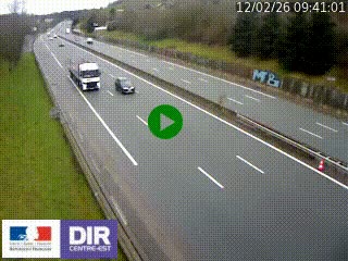 Webcam routière à Saint-Etienne-Terrenoire sur la RN88 avant la jonction entre l'A72 et le Boulevard Périphérique de Saint-Etienne