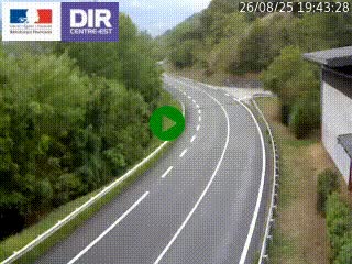 Caméra trafic sur la N90 à Bourg-Saint-Maurice, en provenance d'Aoste et en direction d'Albertville