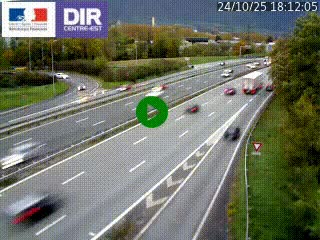 Caméra routière à hauteur de la sortie 15 Chambéry-centre au PK 4,103 en direction d'Albertville