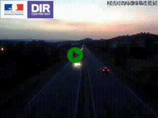 Caméra autoroute à Saint-Etienne (Les Littes) à hauteur du Ikea Saint-Etienne sur l'A72 en direction de Roanne