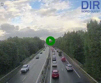 Webcam sur le périphérique de Caen (N814) à l'est de la ville, à Mondeville hauteur de la sortie 2, Presqu'île-Rives de l'Orne, au bout de l'autoroute A13