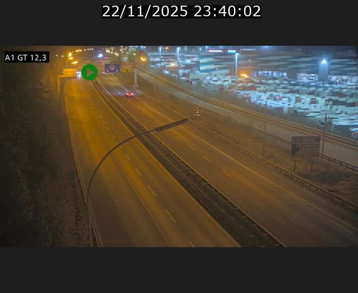 Traffic live webcam Luxembourg Senningerberg - A1 direction Allemagne - BK 12.3