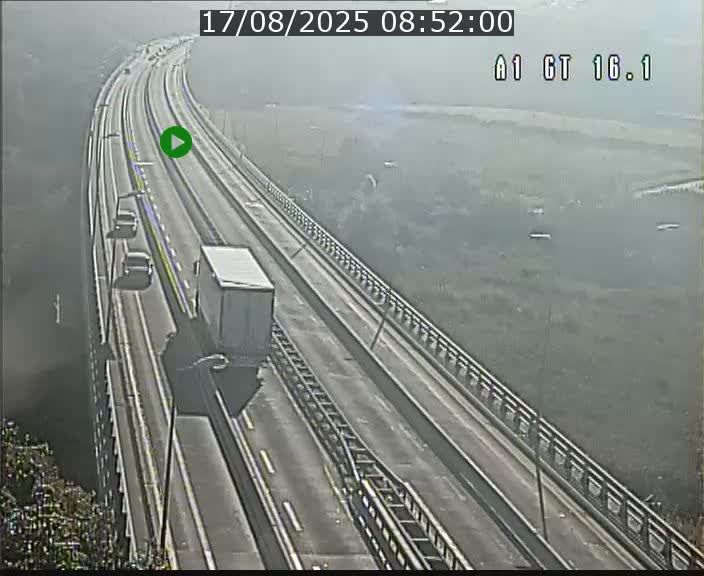 Traffic live webcam Luxembourg Niederanven - A1 direction Allemagne - BK 16.1