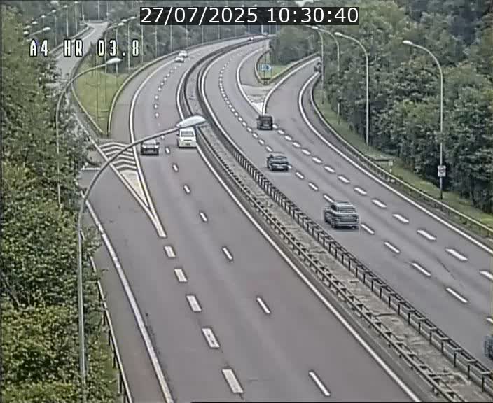 Webcam traffic A4 Luxembourg - BK 3.8 - Leudelange (direction Esch sur Alzette)