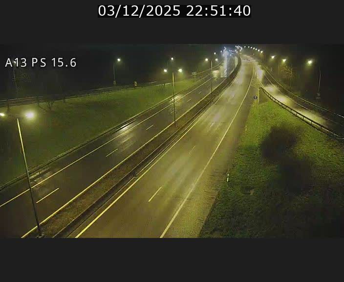 Traffic live webcam Luxembourg Kayl - A13 direction Dudelange - BK 15.6