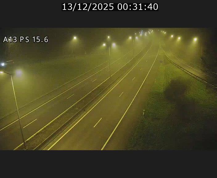 Traffic live webcam Luxembourg Kayl - A13 direction Dudelange - BK 15.6