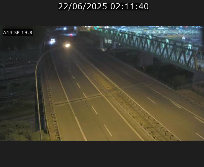 Traffic live webcam Luxembourg Croix de Bettembourg - A13 direction Esch-sur-Alzette - BK 19.8