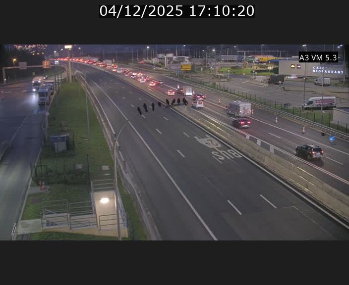 Traffic live webcam Luxembourg Aire de Berchem - A3 - BK 5 - direction France