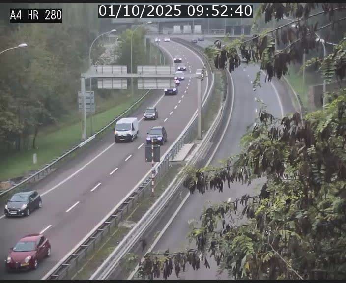 Webcam traffic A4 Luxembourg - BK 0.2 - P+R Bouillon (direction Luxembourg)