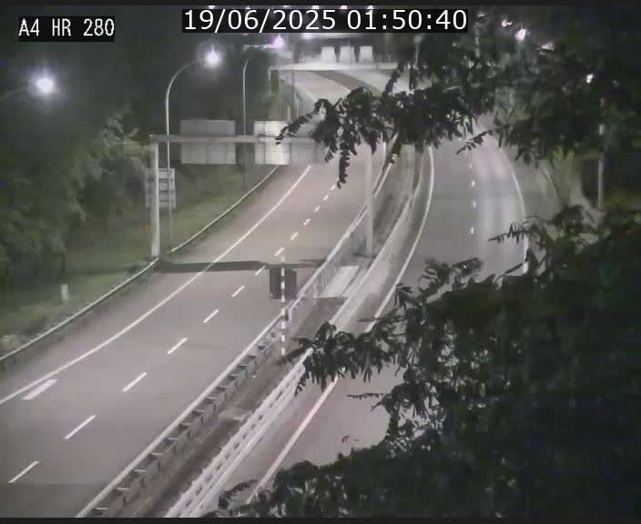 Webcam traffic A4 Luxembourg - BK 0.2 - P+R Bouillon (direction Luxembourg)
