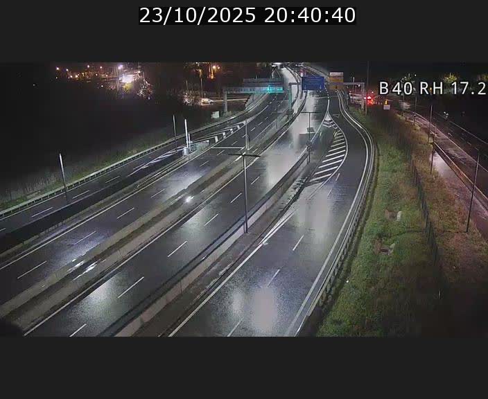 Webcam sur le contournement d'Esch Belval à hauteur de la sortie Université de Luxembourg. Vue orientée vers Luxembourg