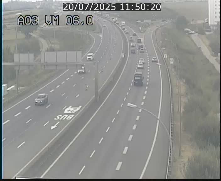 Traffic live webcam Luxembourg Aire de Berchem - A3 - BK 6 - direction France