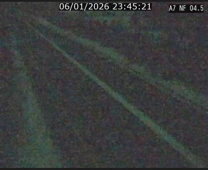 Caméra autoroute Luxembourg A7 - Passage à gibier Rëngelbour - direction Tunnel Grouft